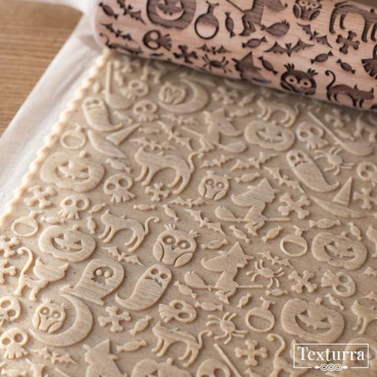 Скалка с узором Хэллоуин