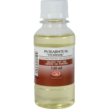 Невская Палитра Разбавитель "Тройник" для художественных масляных красок флакон 120мл