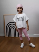 Футболка детская оверсайз укороченная