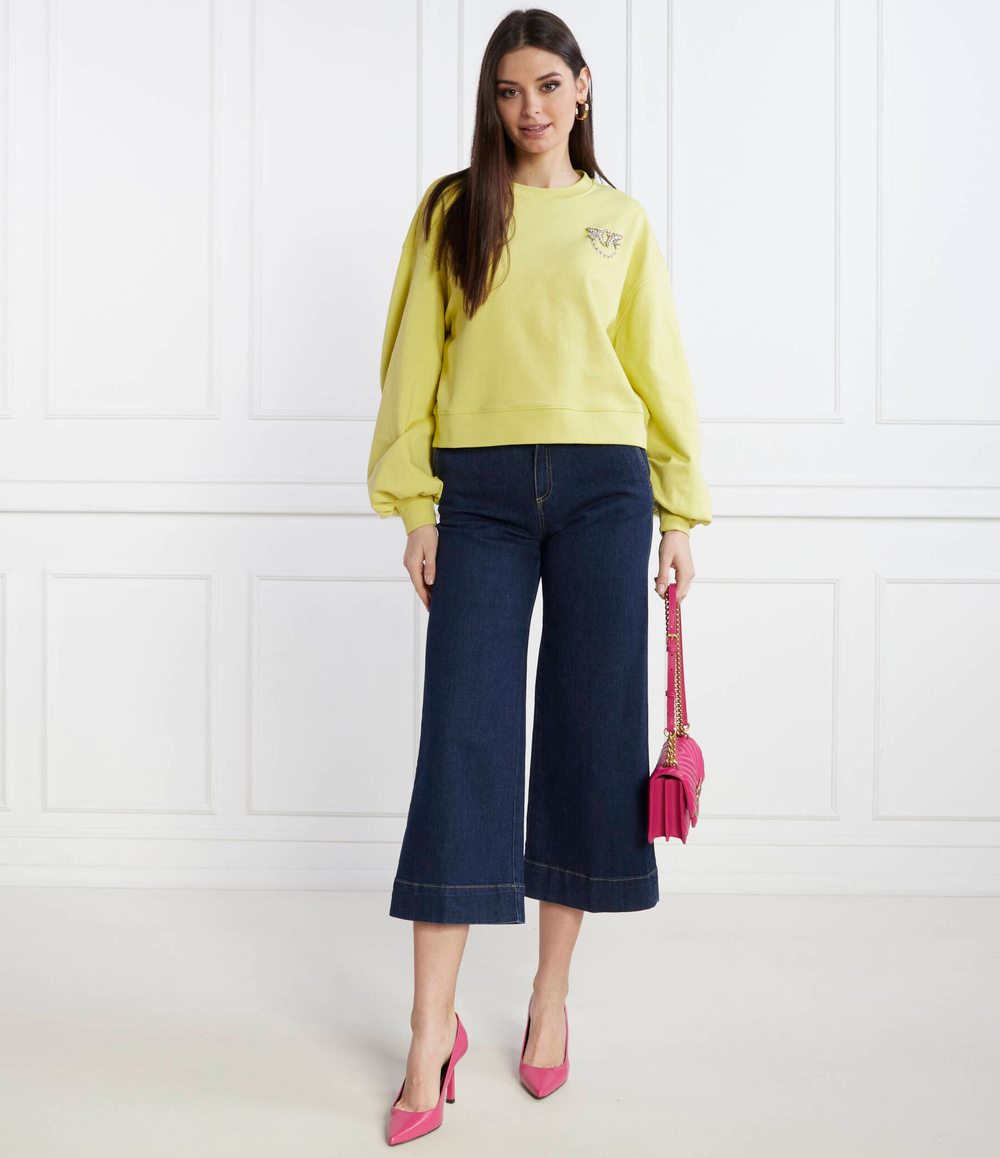 Худи Pinko - лимонный(102827 A1R8)