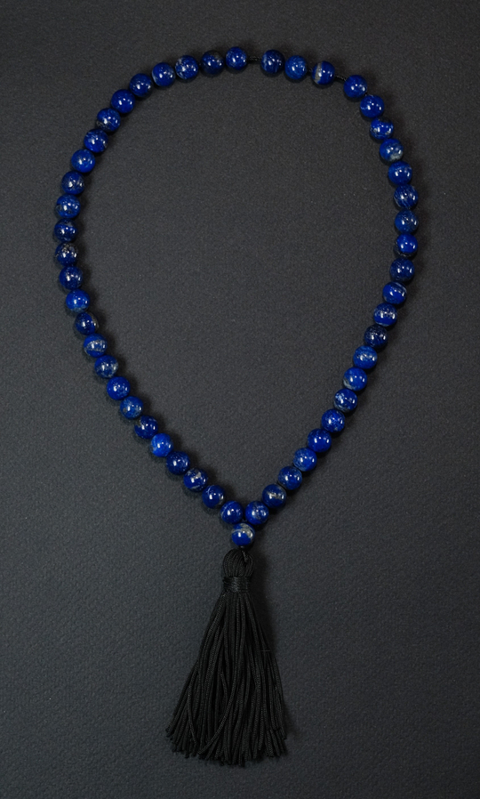 Четки "Memo about Wealth" из лазурита