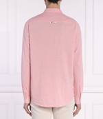 Льняная рубашка Tommy Jeans - розовый(DM0DM18962)