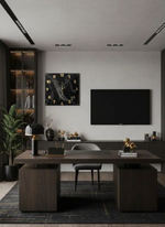 Подарочные часы — эпоксидная смола, мрамор, ручная работа