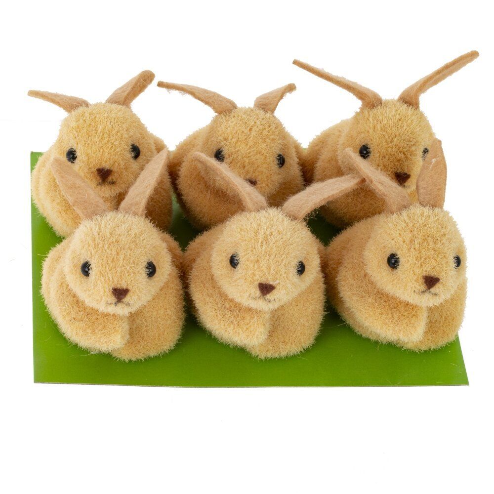 GAEM Набор из 6-ти фигурок декоративных "Заяц" (3*4,5*4,5), L13 W12 H4 см, 2в.