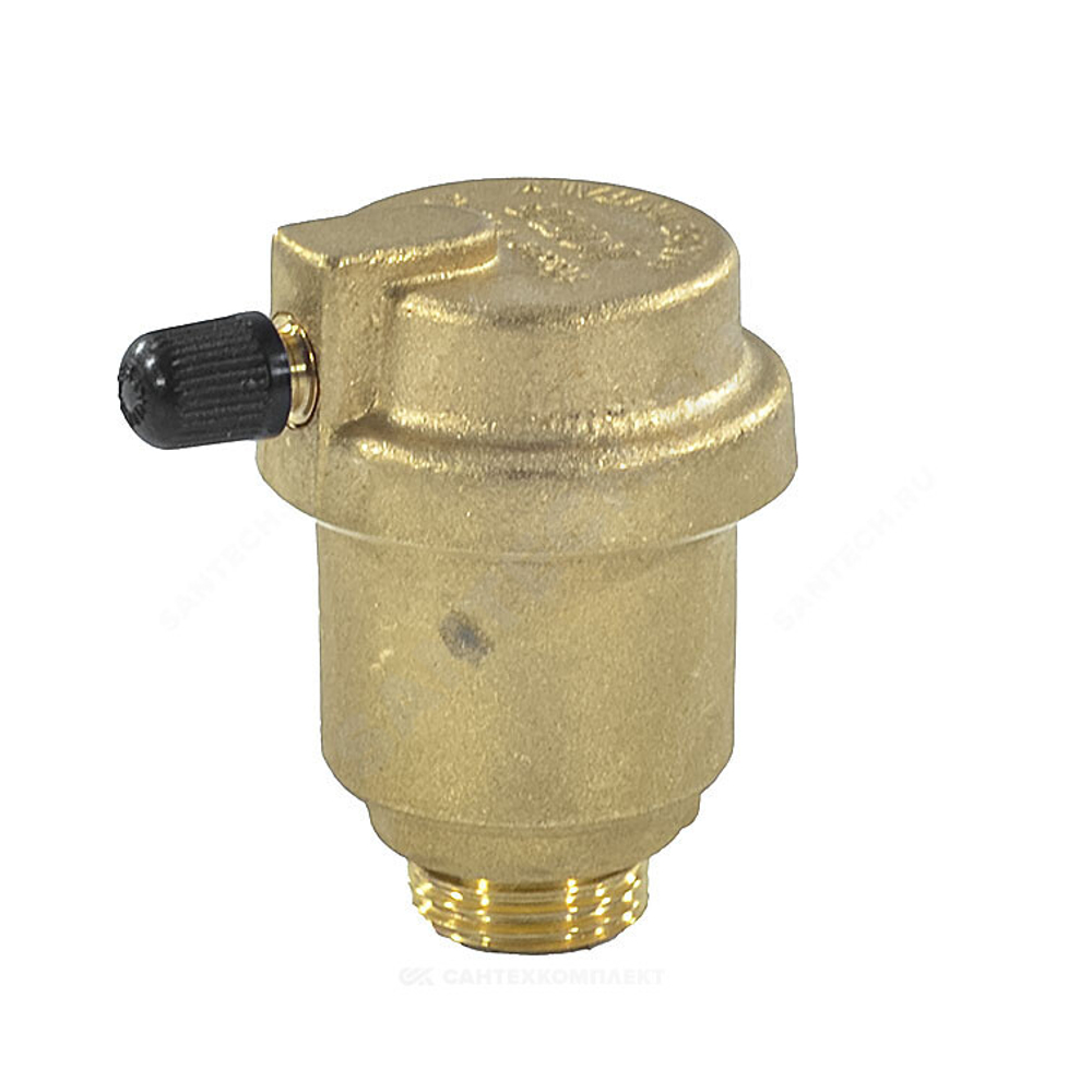 Воздухоотводчик автоматический латунь 719 Ду 15 Ру10 G1/2" НР прямой Icma 82719AD05