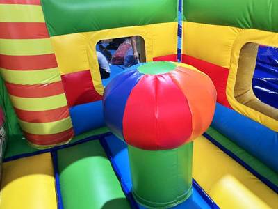 Надувной батут "Звериный мир" ПЛЮС 7*5*4.2 м