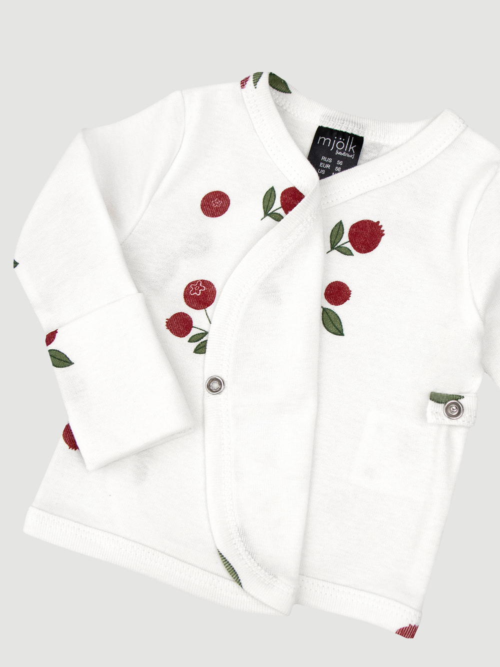 Распашонка Mjölk Брусника, уценка