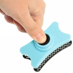 Расческа - пуходерка самоочищающаяся для собак и кошек «Пушок», цвет голубой, 13см (блистер)