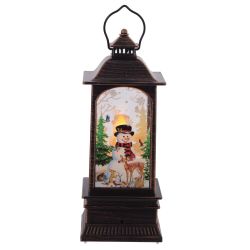 GAEM Изделие декоративное "Фонарь" (подсвет, AAAх3 н/п +USB) L7,5 W7,5 H20 см, 5в.