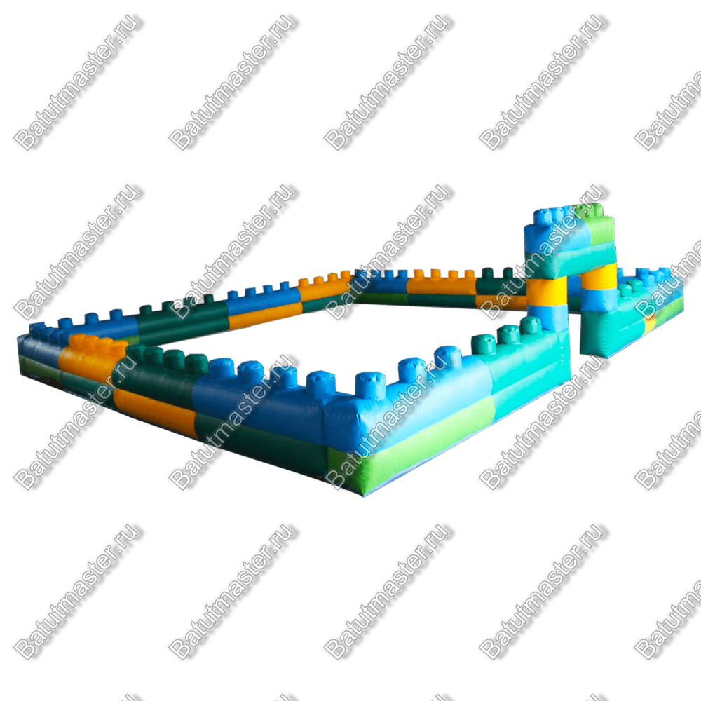 Надувная игровая комната "Лего" размер 5*5*1,5 м