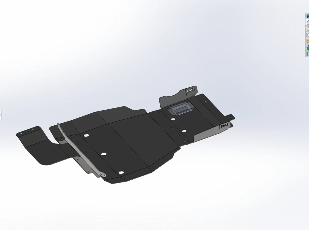 Защита днища для Ford Bronco Raptor 2022+ Форд Бронко Раптор