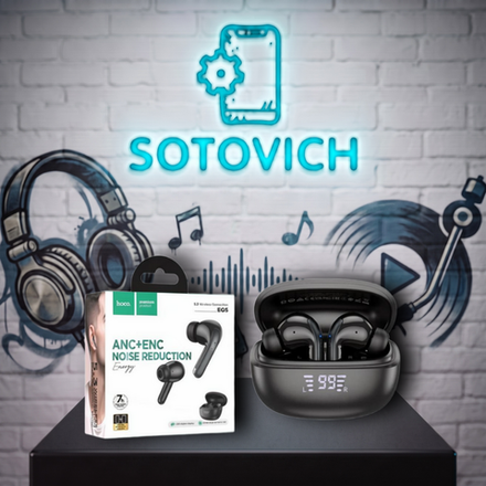 Беспроводные наушники Bluetooth Hoco EQ5 черные