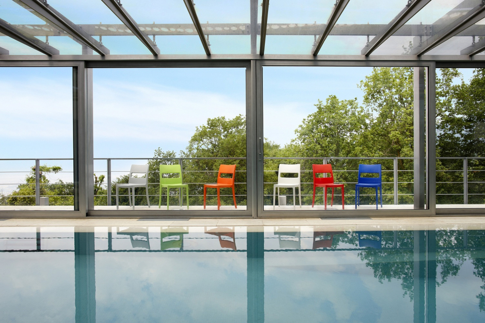 Стул пластиковый Scab Design Sai, антрацит