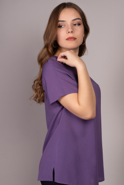 Блузка 3238ЛП, черника #84Ч093238ЛП