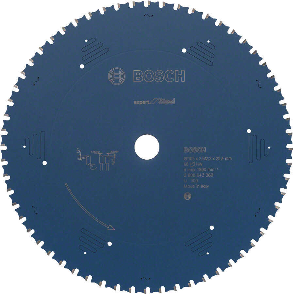 Пильный диск по стали Expert for Steel 305х25,4 BOSCH 2608643060