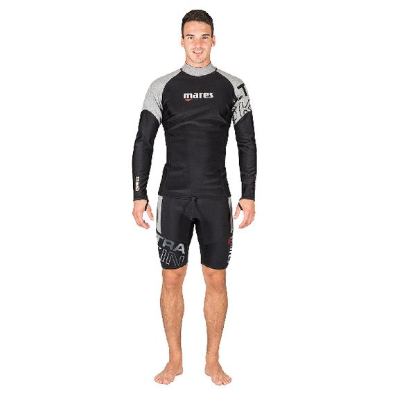 Гидрокостюм короткий Mares Ultraskin S/L c Нейлон-мембрана-флис с длинным рукавом