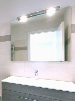 Комплект из 4 зеркалодержателей без сверления, крепеж для стекол-скинали, зеркал, кухонных фартуков и защитных экранов. Для стекол от 2 до 4,2мм.