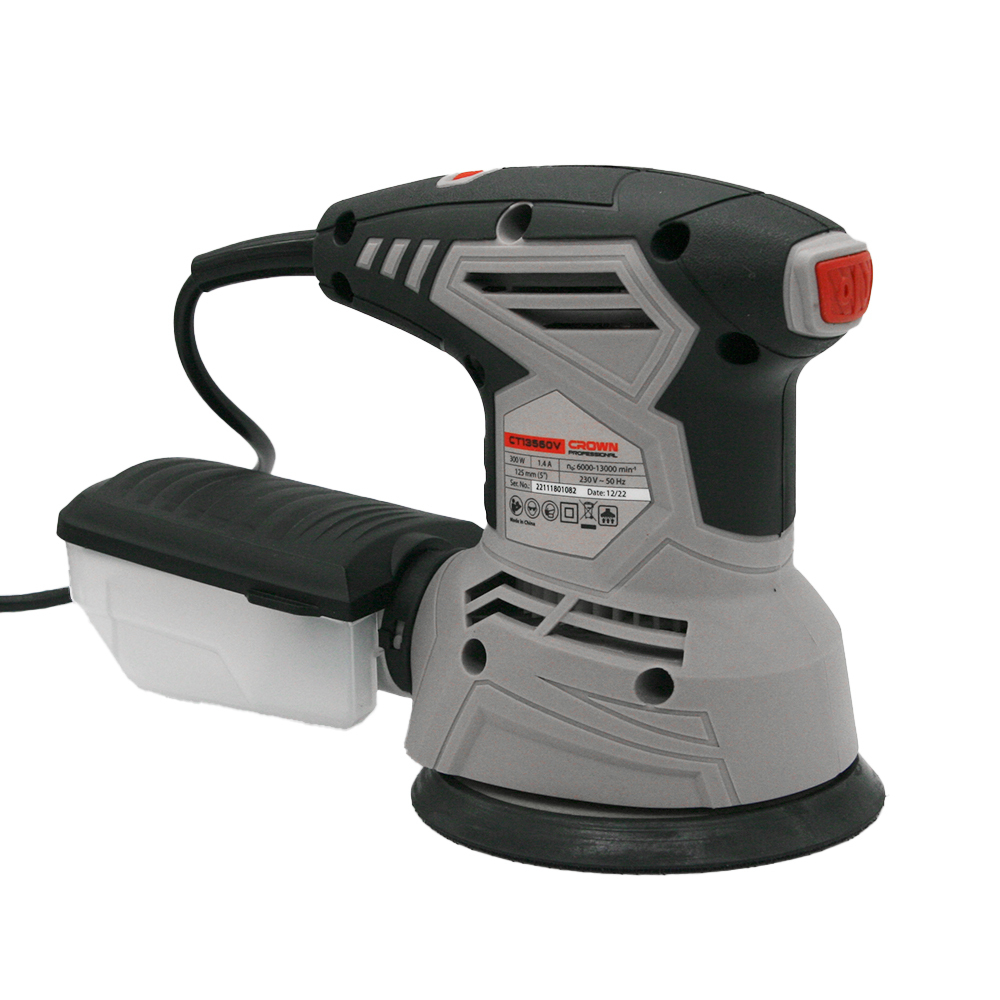 Эксцентриковая шлиф. машина CROWN 300Вт,(СТ13560V)