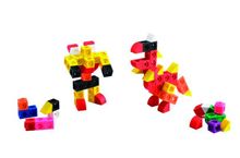 Математические кубики, 2 см (200 шт). Набор  с заданиями для конструирования.