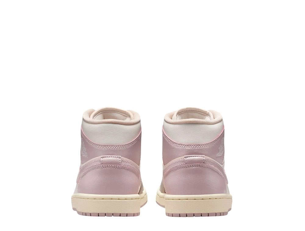 Кроссовки Air Jordan 1 Mid Sail/Enigma Stone-Coconut Milk-Particle Rose