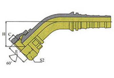 Фитинг DN 50 BSP (Г) 2 (45) Interlock
