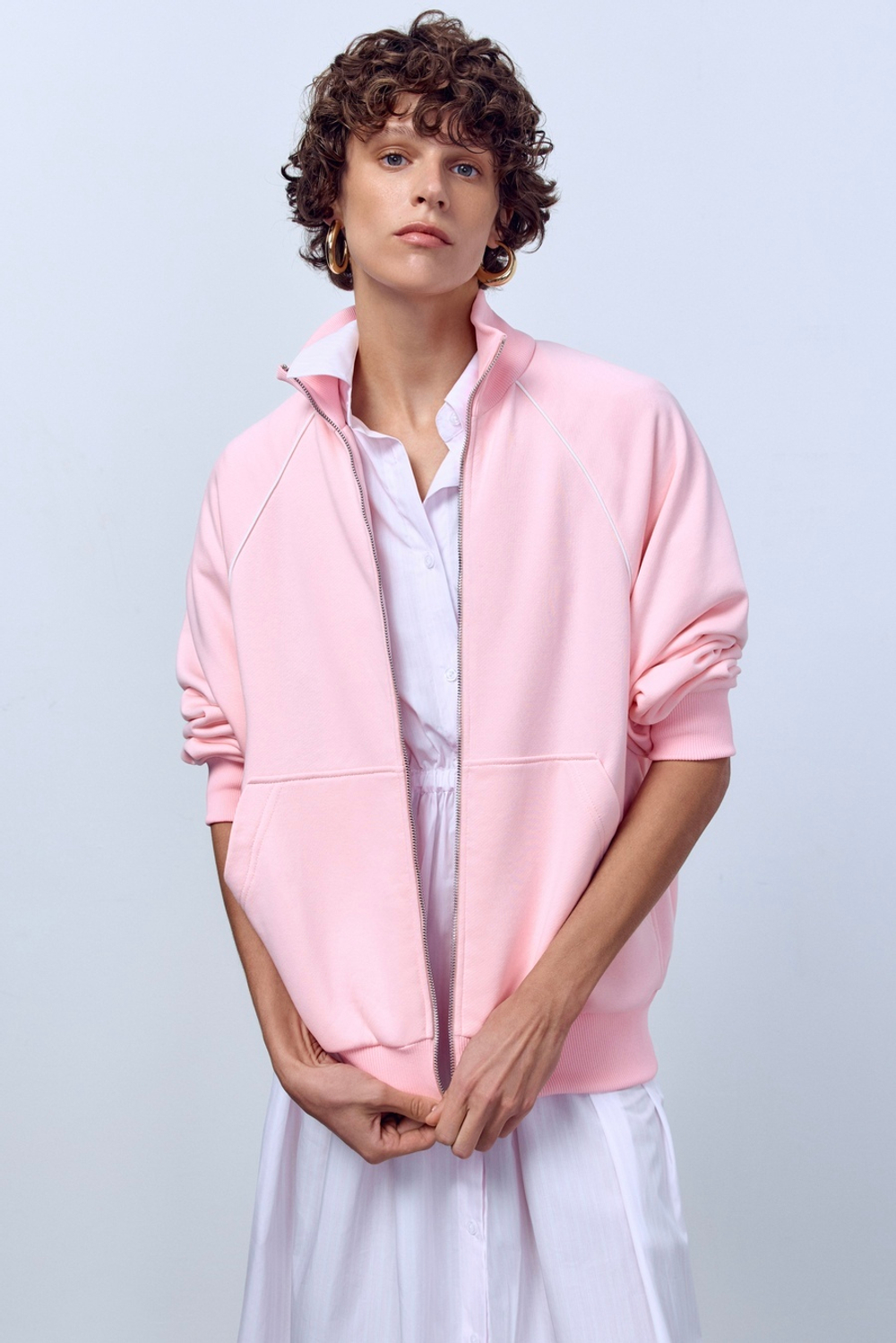 Толстовка реглан из футера