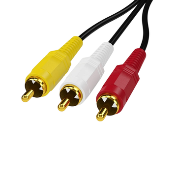 Кабель 3RCA x 3RCA -1.5 м. Универсальный Аудио/видео кабель AV10