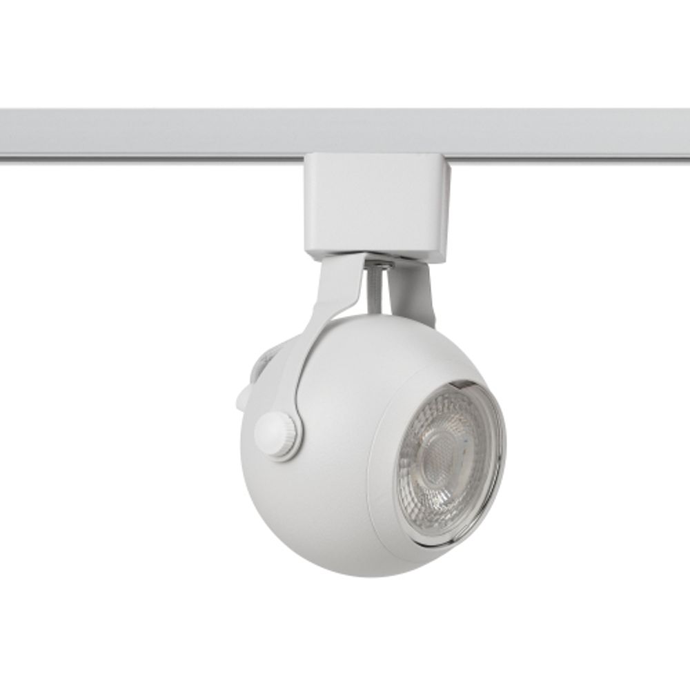 Трековый светильник однофазный ЭРА TR35-GU10 WH под лампу GU10 белый | Однофазные светильники под лампу