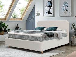 Кровать Fly 1400 с основанием / белый