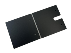 Комплект заглушек боковых для римского профиля, черный