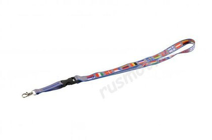 Шнурок на шею с карабином для ключей Польша International