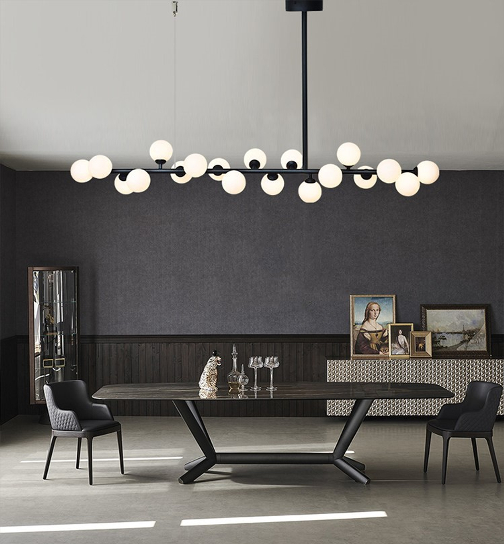 Pendant design lamp Mimosa by Atelier Areti L100 (Black)