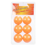 Набор шаров для настольного тенниса 6 шт, микс цветов (белый+желтый), с-30266