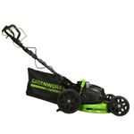 Газонокосилка Greenworks TwinForce GC82LM61Sk5, 82v, 61 см, в комплекте с АКБ 5 А·ч и ЗУ (аккумуляторная, самоходная, 2 ножа)
