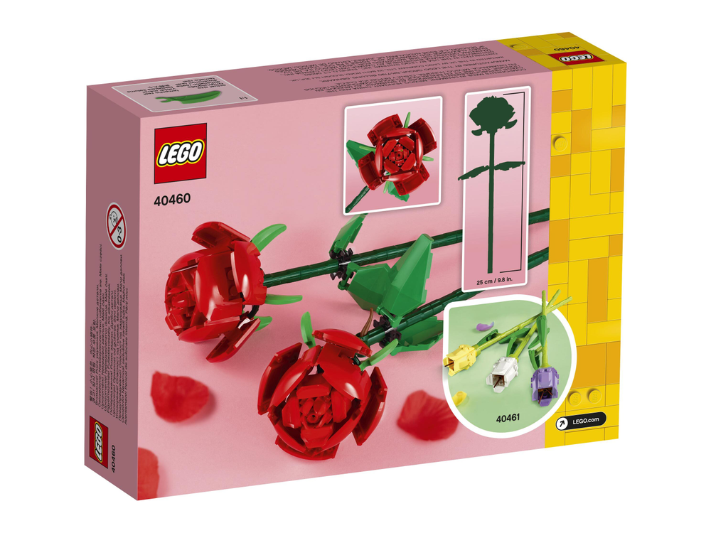 LEGO 40460 Розы — коллекционный цветочный набор LEGO Botanical