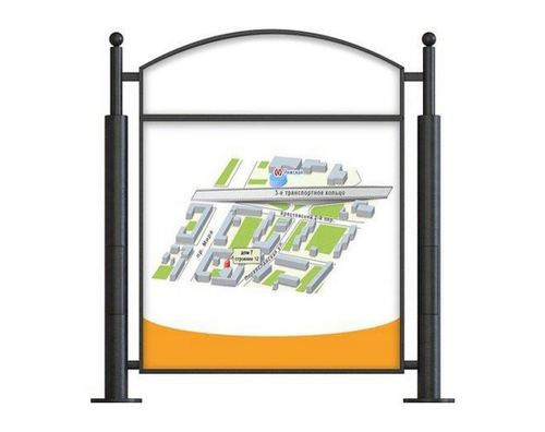 Указатель стальной низкий арт. 388