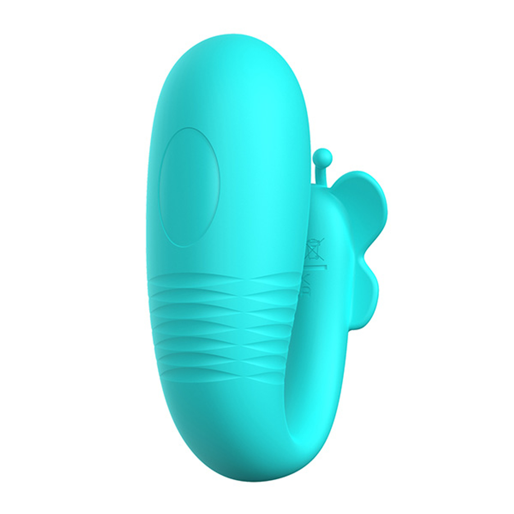 Пульсирующее виброяйцо 9,6см с пультом ДУ Pretty Love Remi BI-300093W