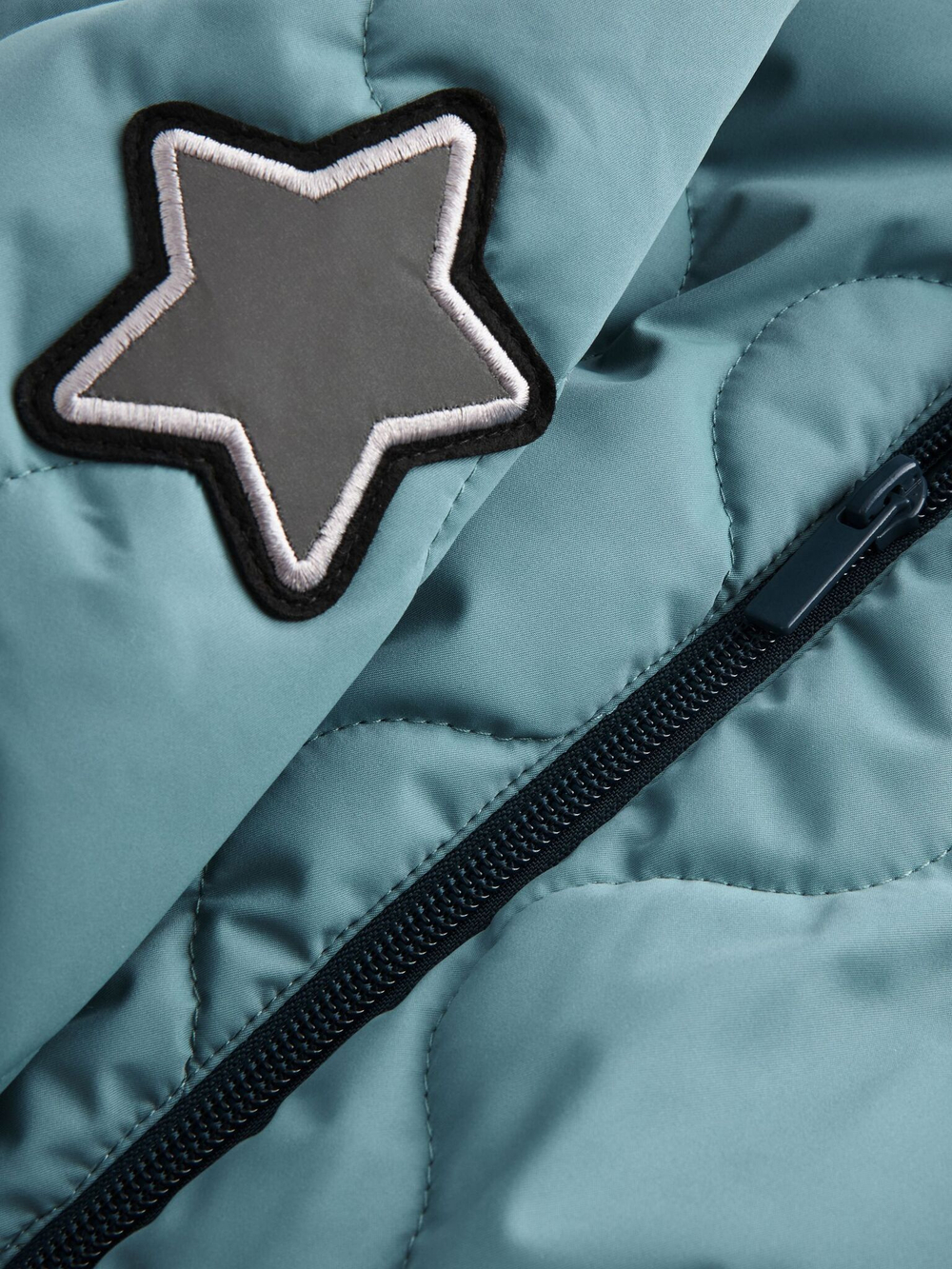 Комбинезон утепленный с капюшоном для мальчика Next Q53-261, Светло-синий