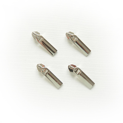 Бегунок для молнии №5, длина язычка 2,8см, серебро