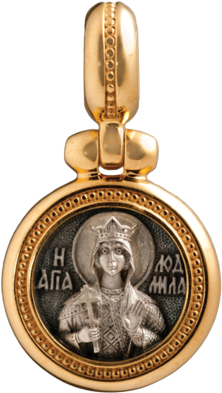 Иконка «СВЯТАЯ МУЧЕНИЦА КНЯГИНЯ ЧЕШСКАЯ ЛЮДМИЛА»