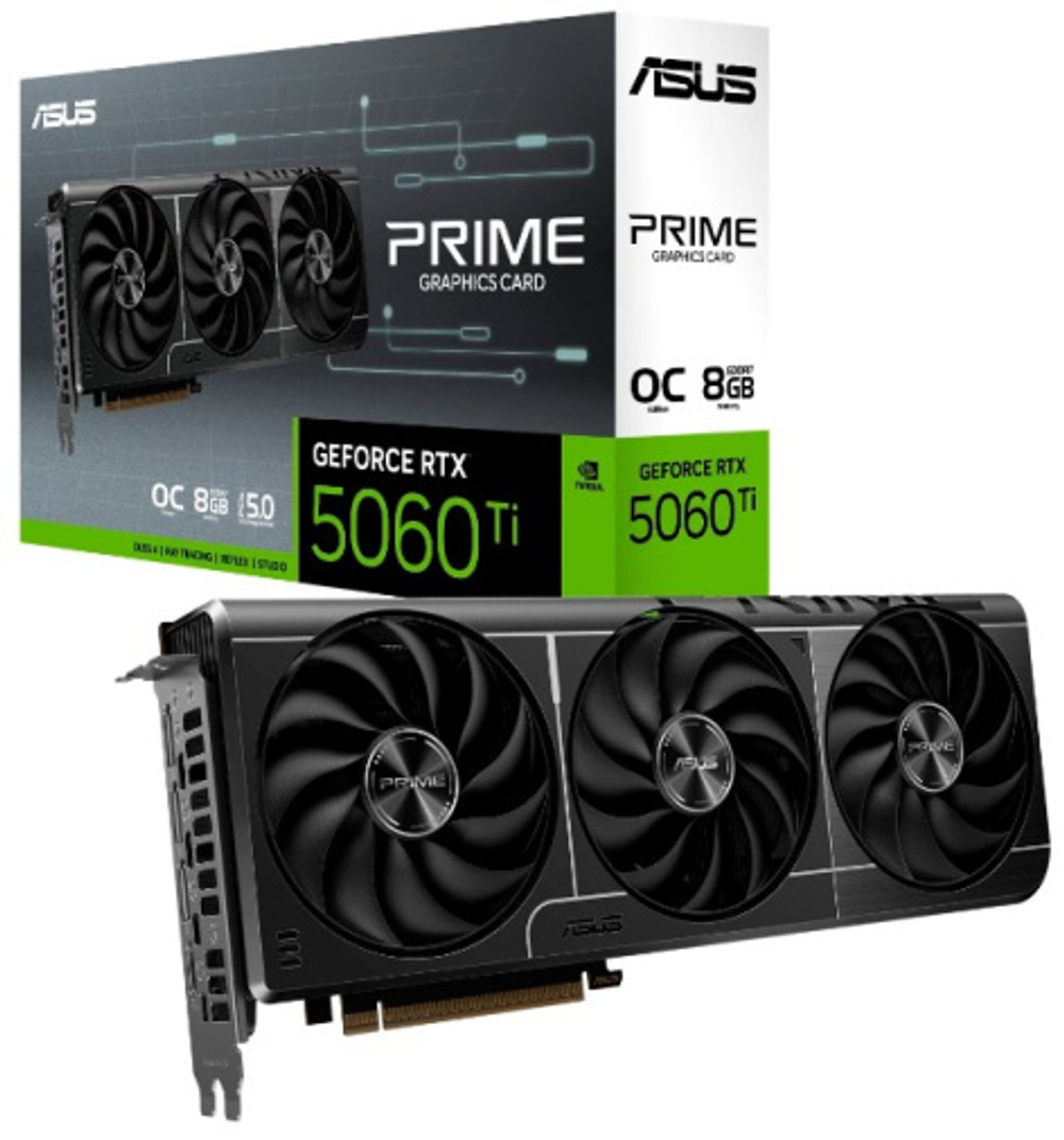 Видеокарта ASUS GeForce RTX 5060 TI PRIME (PRIME-RTX5060TI-16G)