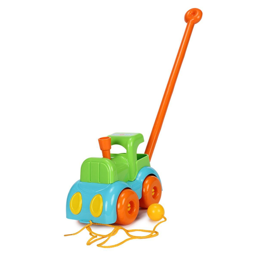 Каталка паровозик 22 см (КНОПА)