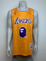 Купить баскетбольную джерси BAPE x Los Angeles Lakers