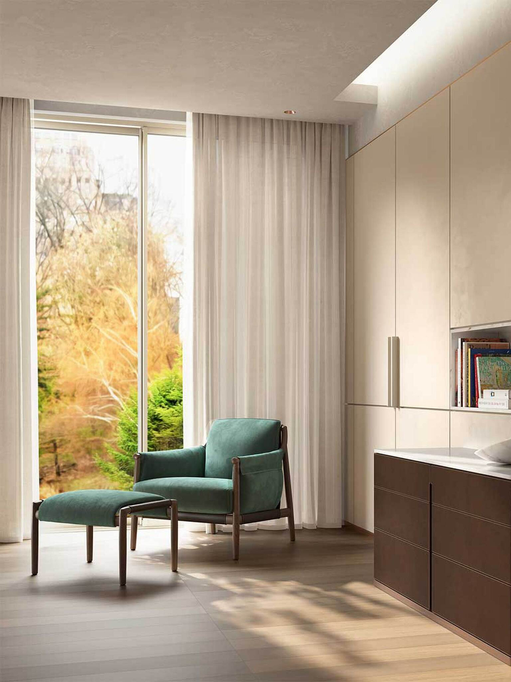 Кресло Poltrona Frau Times Lounge