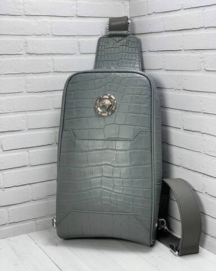 Сумка-слинг Stefano Ricci из кожи крокодила