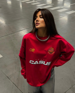 Лонгслив Manchester красный