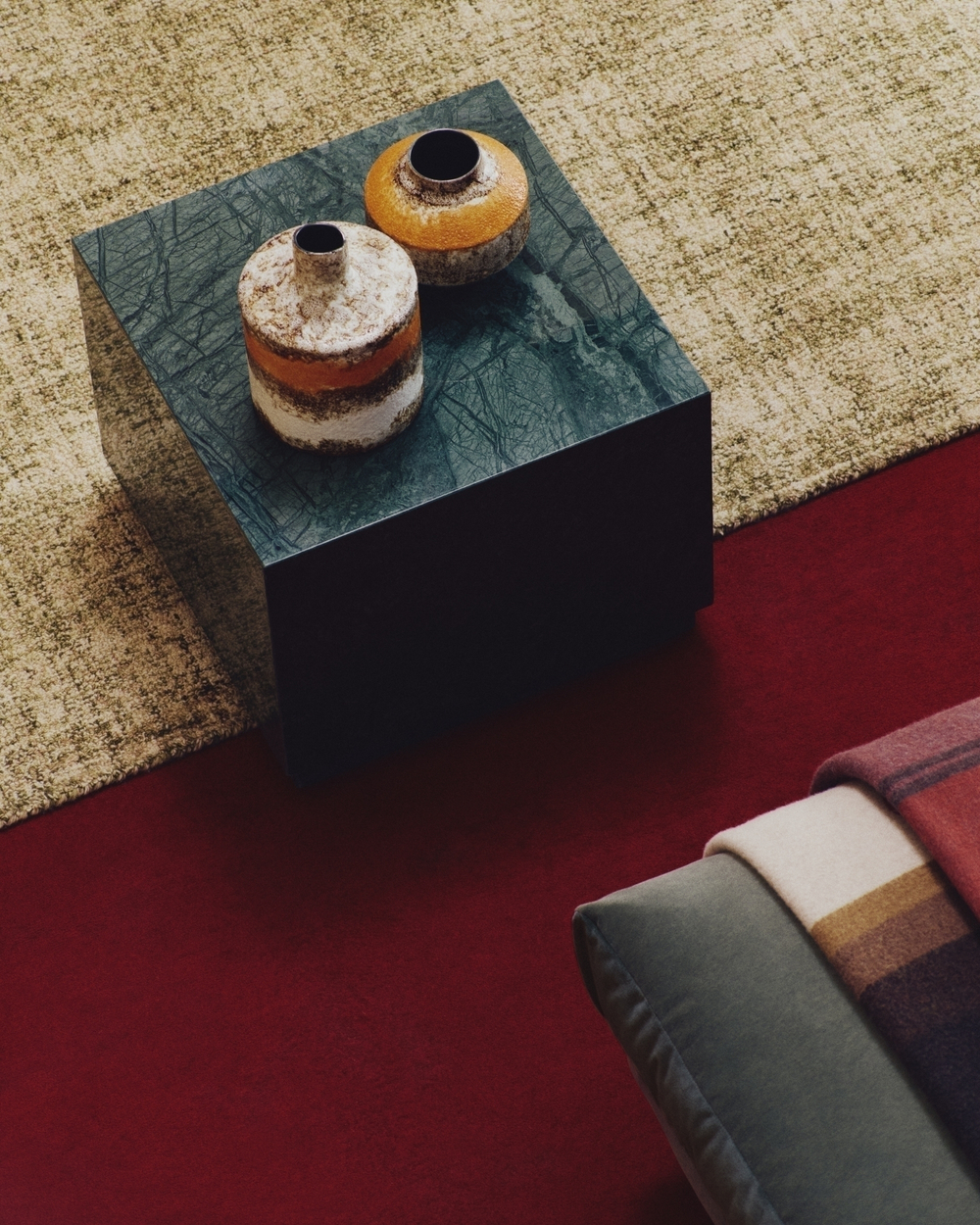 Ваза Estin разноцветная керамическая 25 см