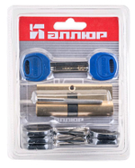 Механизм цилиндровый АЛЛЮР DL-01 75 (30х10х35) BP д/КИТАЙ. дв. (перекод.5+2) перфокл./кл./7834