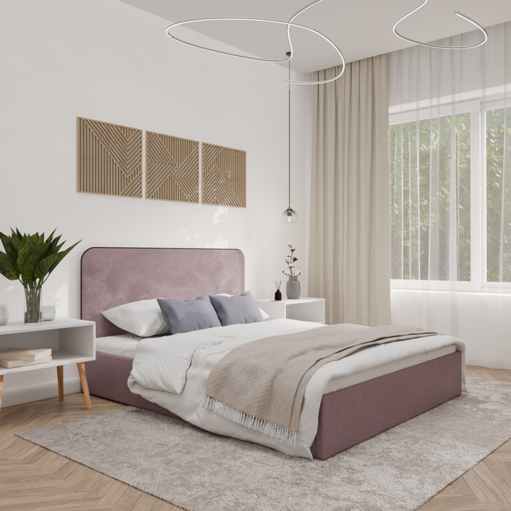 Двуспальная кровать с настилом Абстракт Элит, 180х200