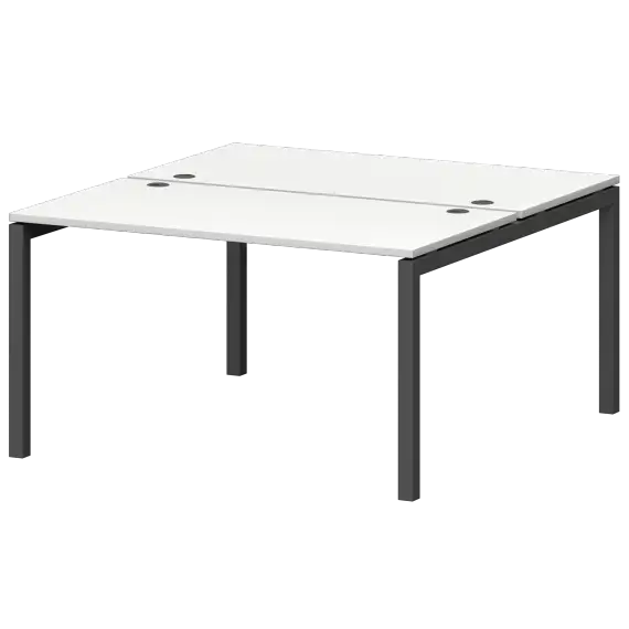 Бенч двойной на металлокаркасе СМС2-П-12К.149.Пр50  1200x1496x750 Смарт